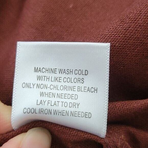 Modcloth Brown Sunny Attitude A-line Faux Wrap Mini Skirt NEW Women's 14 - Picture 9 of 9